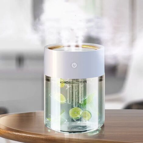 Ventilateur Tour Humidificateur Silencieux - 3 Vitesses, Réservoir 200ml, USB, Pour Bureau Et Maison, Design Rétro - 8