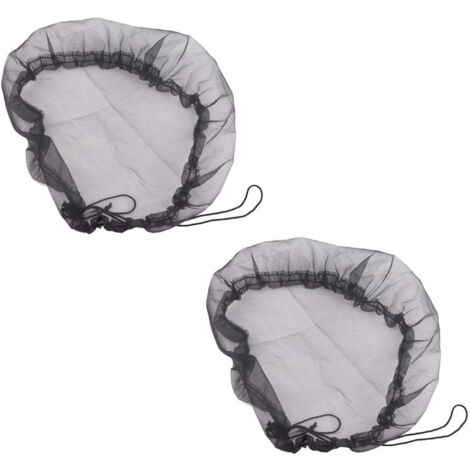 Filet Pour Baril De Pluie - Filet Pour Baril De Pluie Avec Cordon De Serrage Diametre 120 Cm Lot De 2 Noir 97657876