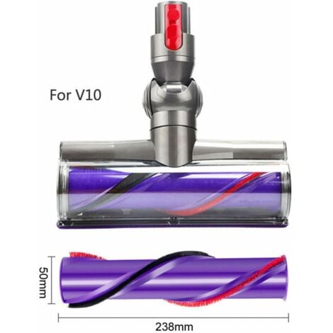 Brosse à rouleaux à entraînement direct grande brosse à rouleaux pour aspirateur Dyson V10.(Brosse à rouleau)