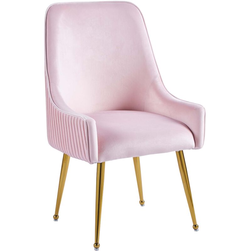 Lot de chaises ANGEL baroque Gold Velours