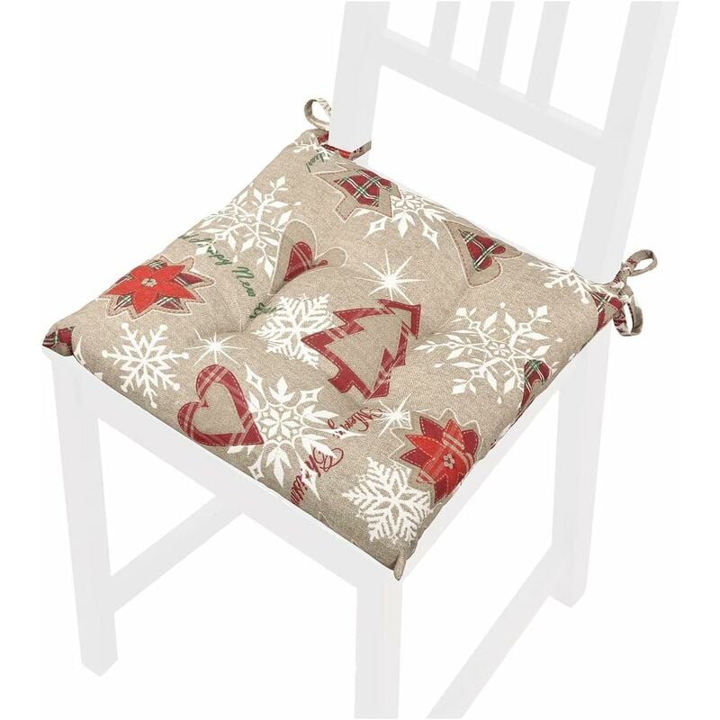 Coussin Pour Chaise Doux Universel Lacets De Fixation Lavable Housses De Chaise Papillons 49448833