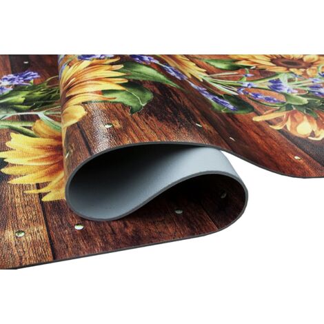 Tapis De Cuisine Anti Taches Pvc Imprimé Numériquement Doux Antidérapant Lavable DIS K - 51x100 cm