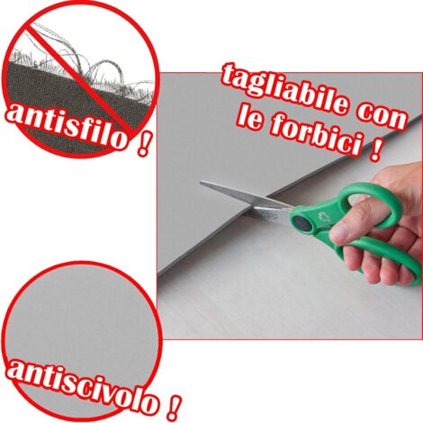 Tapis De Cuisine En PVC AntiTaches Motif Bandes Colorées Decoupable Antidérapant Lavable - 51x80 cm