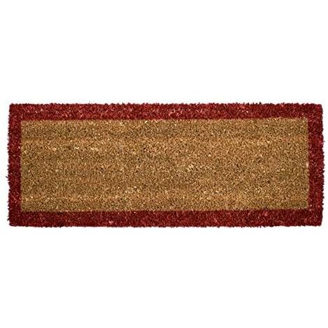 Exit Toys – Paillasson en noix de coco naturelle antidérapant – Résistant à l'eau – Dimensions 27x70 cm – Envers en gomme pour sécurité optimale