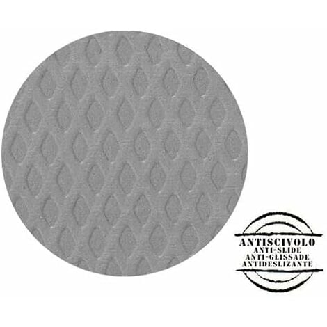 Tapis de Cuisine Tissu Gobelin Coureur Lavable Antidérapant Moderne motif Majolique Gris - 54x40 cm