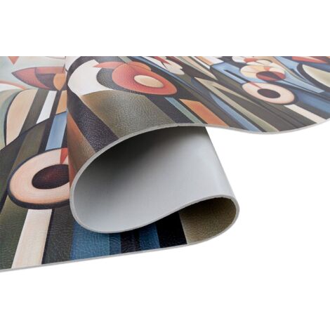 Tapis De Cuisine Anti Taches Pvc Imprimé Numériquement Doux Antidérapant Lavable DIS E - 51x40 cm