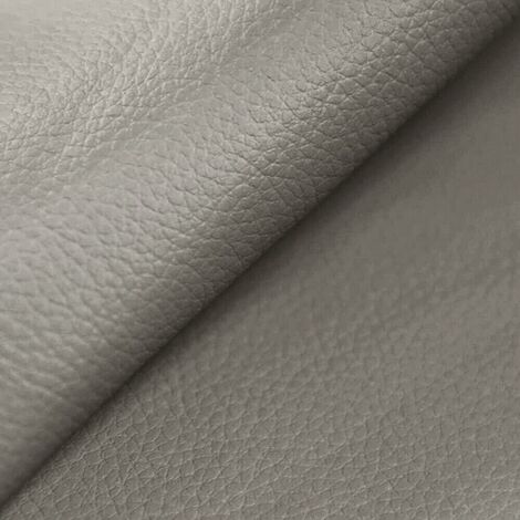 Similicuir Doux Revêtement Coussins Canapés Chaises Hydrofuge Rugueux Gris - 140x300 cm (1/4)