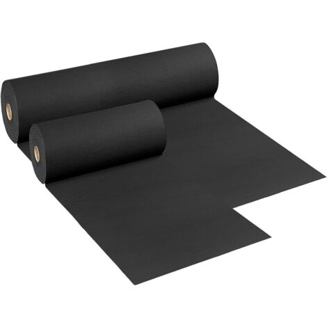 Tapis Coureur Noir Antidérapant Moquette Entrée Boutique Escaliers Mariage - 200x2000 Cm