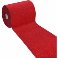 Tapis de Cuisine Moderne Au Mètre H57 Coureur Bordé Absorbant Antidérapant Lavable Couleur unie Bordeaux