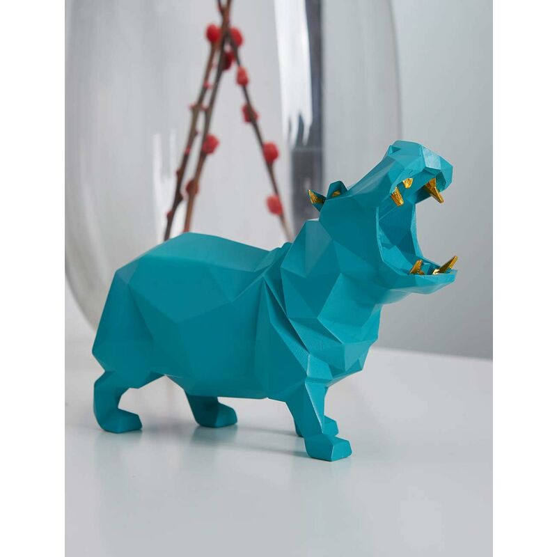 FIGURINE BÉBÉ ALLONGÉ RÉSINE 5 CM BLEU