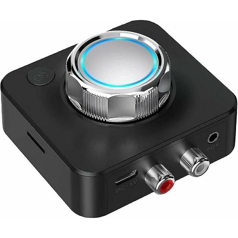 compatibles Adaptateur sans Fil pour Récepteur Audio Écouteurs de Voiture  sans Fil Kit avec Haut-parleur Filaire Bluetooth 5.0 3D Carte TF RCA 3 5 mm  Prise AUX 3.5