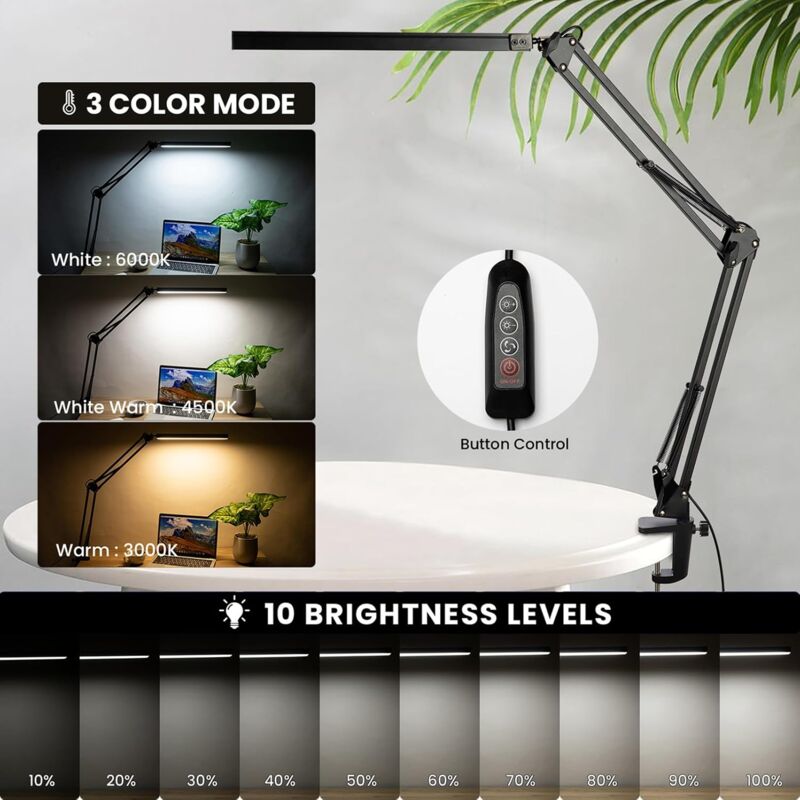 Ordinateur Moniteur Lampe, Barre Lumineuse D'Écran Moniteur Pour Le Soin  Des Yeux, Lampe De Tâche LED De Lecture Électronique À Commande Tactile