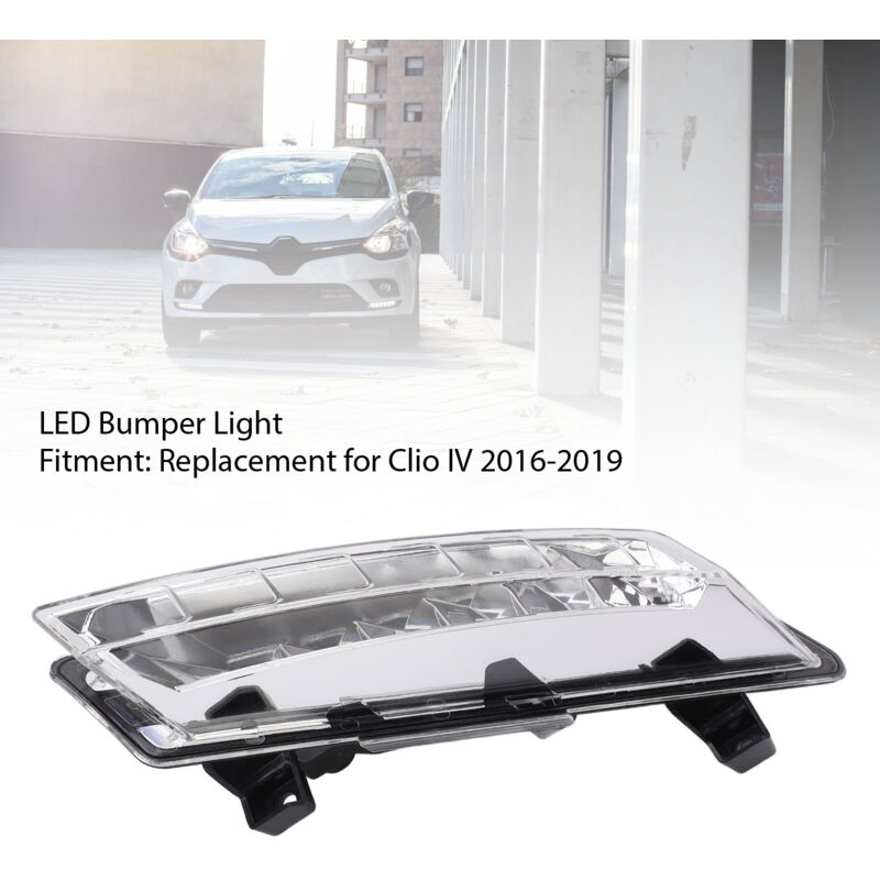 Cadre Phare Antibrouillard Avant Pour Renault Clio IV B98 (2016-2019) - Gauche 261A36157R - Protection Pare-chocs - 2