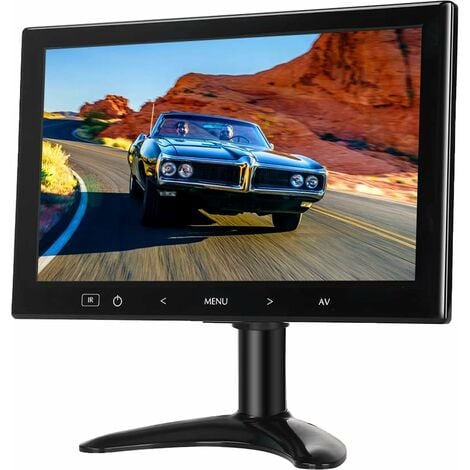 Moniteur LCD pour la sécurité CCTV PC 10 pouces TFT LCD 1024x600 avec VGA  et HDMI AV BNC USB