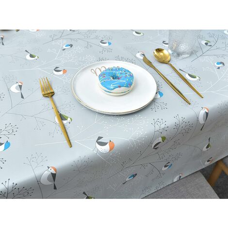 Nappe Nappe Pvc Plastique Lavable à L'eau. Protège Table Rectangulaire  Imperméable Pour Cuisine, Pique-Nique, Extérieur, Intérieur (137 X 200 Cm)  