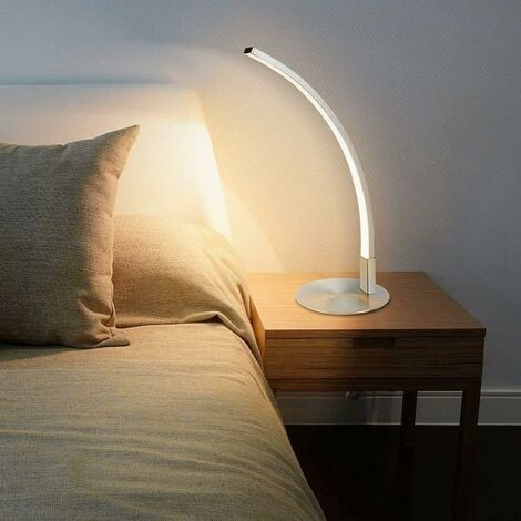 AISKDAN Lampe de Chevet Tactile USB, 3 Couleurs, Rechargeable, Idéale pour  Salon, Chambre, Salle à Manger