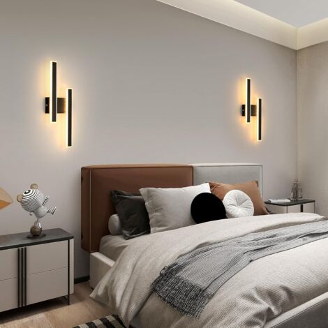MODERNISTE luminaire mural noir 731-2S-MB