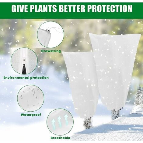 Housse de protection contre le froid pour plante - Voile d'hivernage