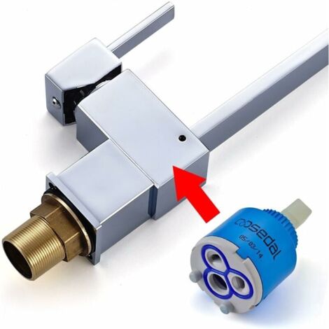 Cartouche de robinet en Céramique pour Mitigeur Valve Remplacement 35MM,DEBUNS