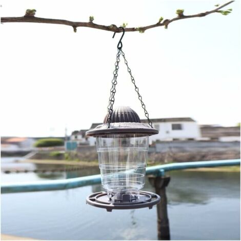 Mangeoire à Oiseaux Exterieur， Mangeoire Oiseaux Exterieur Suspendue，Pliable Mangeoire Oiseau，Distributeur Graines Oiseaux Maison Oiseaux Exterieur pour Jardin Balcon,DEBUNS