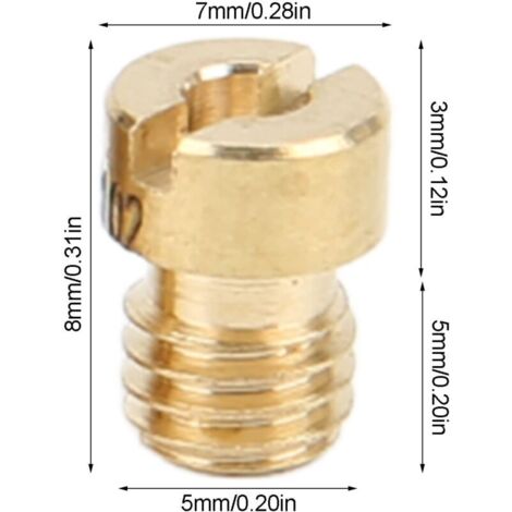 Kit De 25 Gicleurs Principaux M6 (55 à 115) - Compatible Dellorto, Mikuni, Pour Réglage Carburateur
