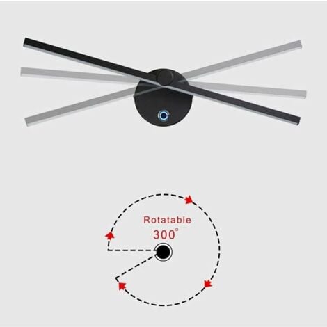 Lampes pour Miroir LED Dimmable avec Interrupteur, Applique Salle de Bain Rotative à 300° LED 8W 4000K Lampe Miroir Salle..DEBUNS