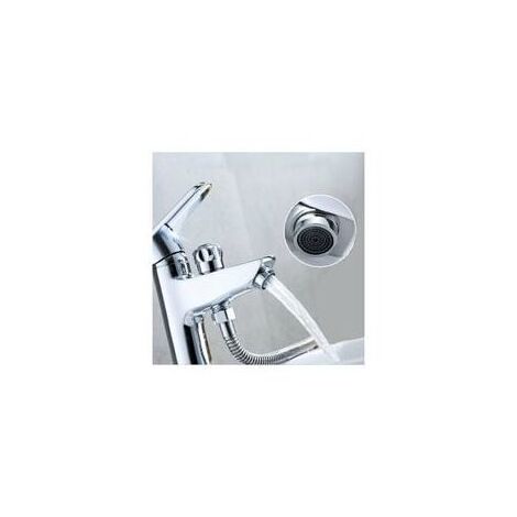Robinet de Douche Monotrou à Double Usage - Eau Chaude et Froide en Alliage..DEBUNS