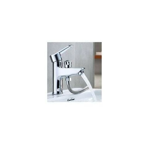 Robinet de Douche Monotrou à Double Usage - Eau Chaude et Froide en Alliage..DEBUNS