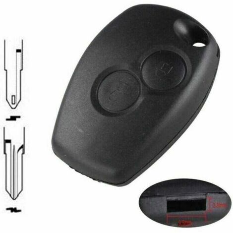 Coque Clé Télécommande ANGOFIZ Pour Dacia - Compatible Duster, Sandero