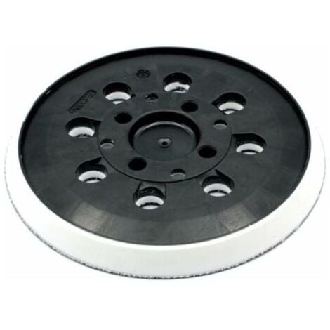 Plateau de ponçage pour Bosch (Ø 125 mm, dureté moyenne avec système accessoires pour ponceuse excentrique PEX 300/400 AE / 4000 AE / Advanced Orbit 18..DEBUNS