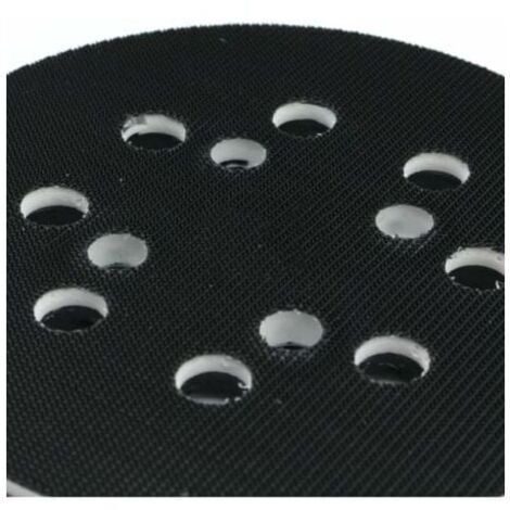 Plateau de ponçage pour Bosch (Ø 125 mm, dureté moyenne avec système accessoires pour ponceuse excentrique PEX 300/400 AE / 4000 AE / Advanced Orbit 18..DEBUNS