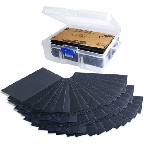 Assortiment De Papier Abrasif Humide Sec De Grain De 72