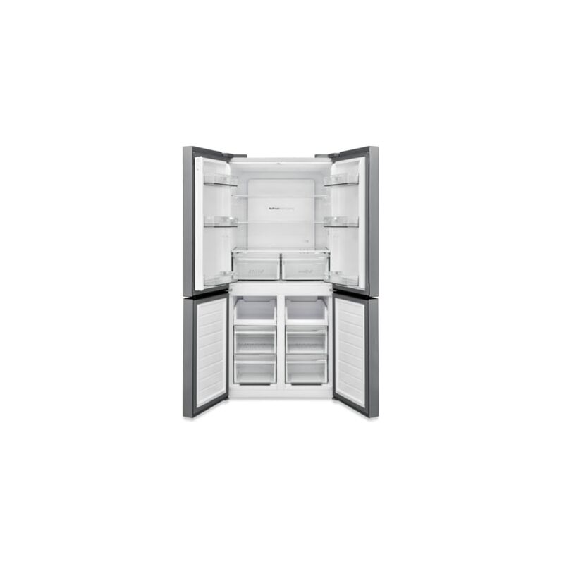 Réfrigérateur américain - Total No Frost - 556 L - 90 cm largeur - White  Glass