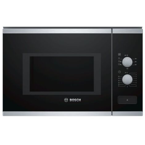 Micro-ondes solo 20l 800w encastrable noir Bosch bfl623mb3 - Micro