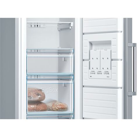 Congélateur armoire Bosch Congélateur armoire vertical blanc froid statique  82l autonomie 25h 3 tiroirs