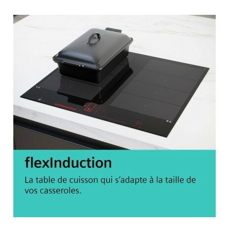 TABLE INDUCTION SERIE 6 - 60CM 4 FOYERS DONT 1 FLEX INDUCTION