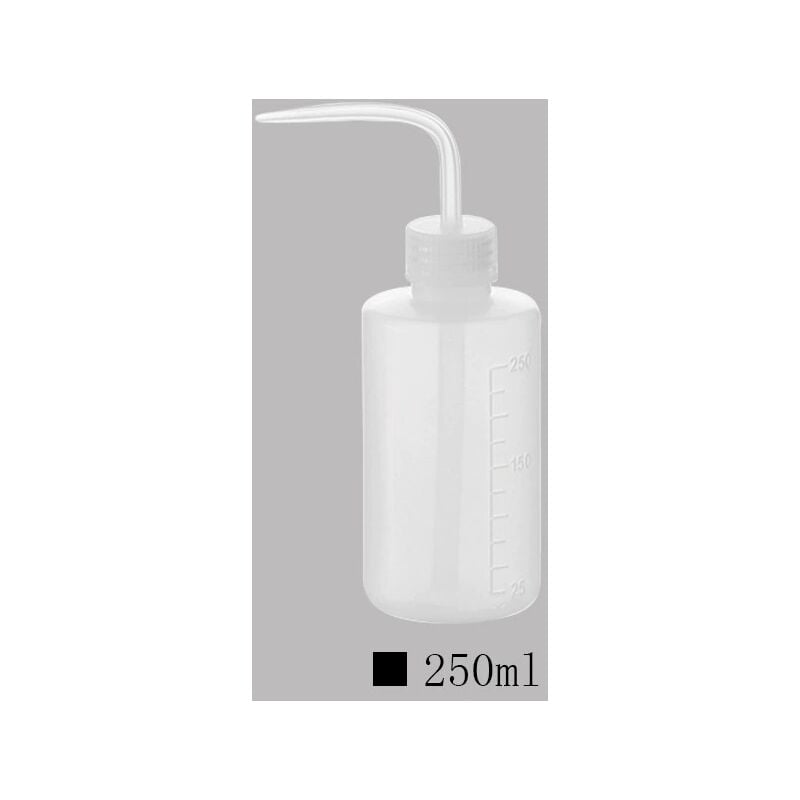 Ahlsen 3 Pcs flacons souples 250 ml avec pipette étroite,Arrosoir, Plastique De SéCurité Squeeze,Flacons de Lavage à Squeeze pour plantes,économie naturelle bouchons pour les