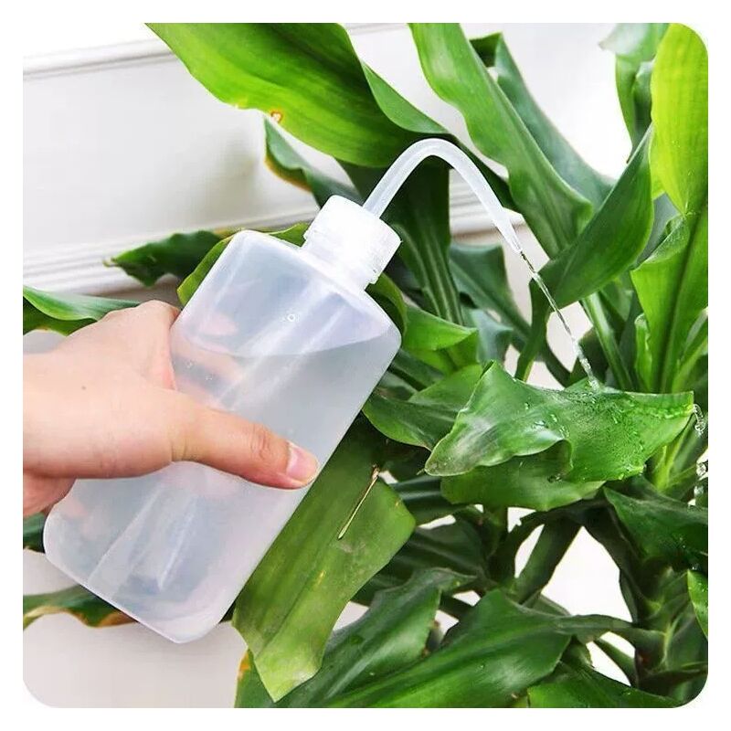 Ahlsen 3 Pcs flacons souples 250 ml avec pipette étroite,Arrosoir, Plastique De SéCurité Squeeze,Flacons de Lavage à Squeeze pour plantes,économie naturelle bouchons pour les 2