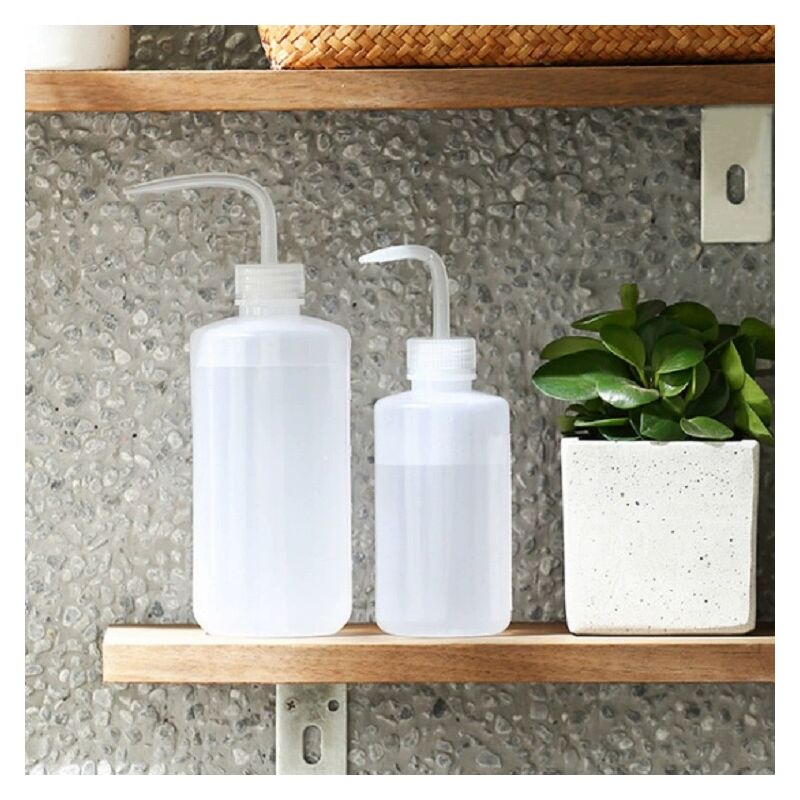 Ahlsen 3 Pcs flacons souples 250 ml avec pipette étroite,Arrosoir, Plastique De SéCurité Squeeze,Flacons de Lavage à Squeeze pour plantes,économie naturelle bouchons pour les 4