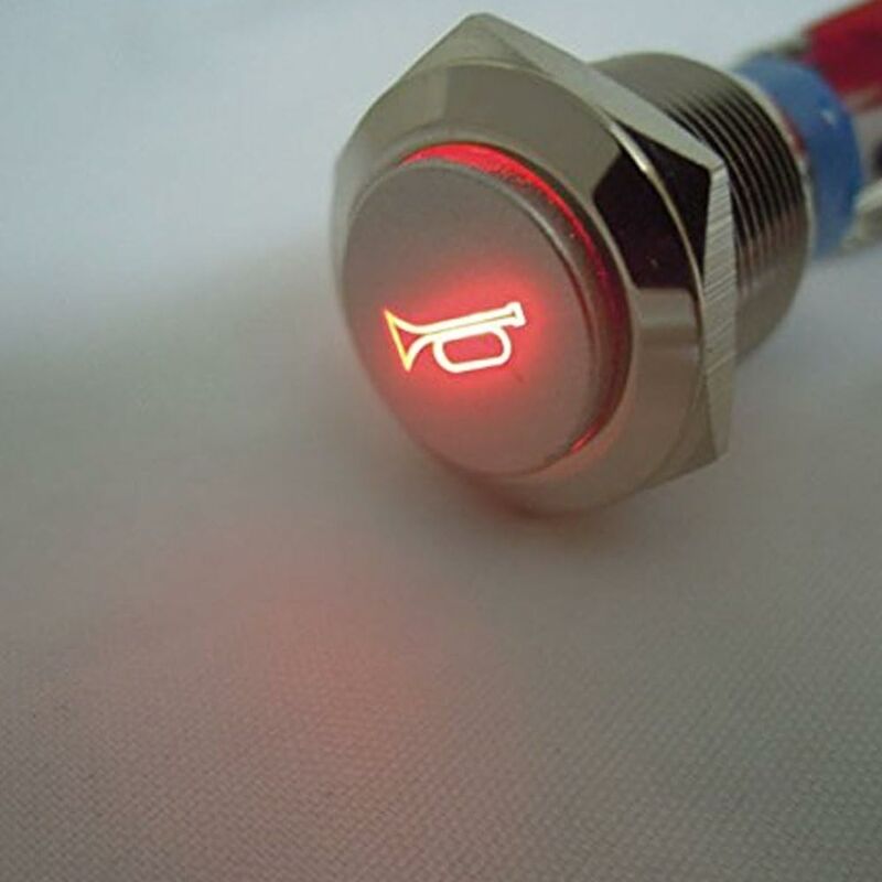 Interrupteur Arcas (1 bouton) avec voyant rouge