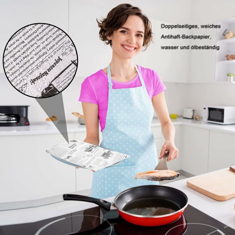 1000 Feuilles Antiadhésives 11cm - Pour Presse à Burger Et