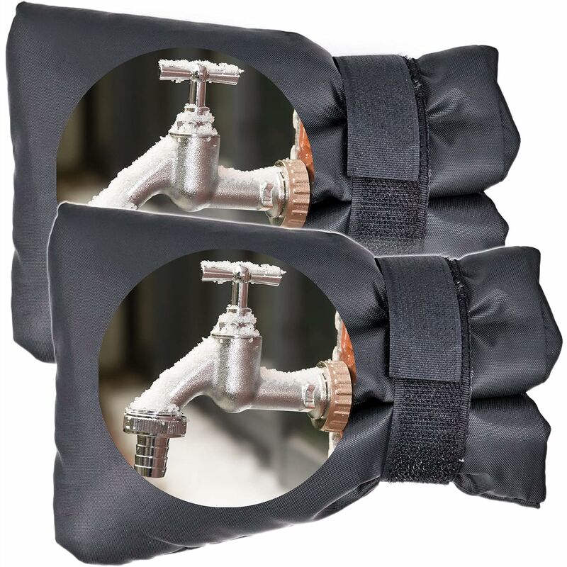 6 pièces Protection contre le gel pour robinet extérieur Couvertures de  robinets extérieurs pour l'hiver Couvertures de robinets extérieurs pour