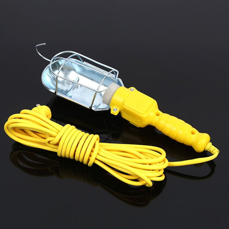 Baladeuse de chantier. Câble 10m. Culot E27 (compatible LED)