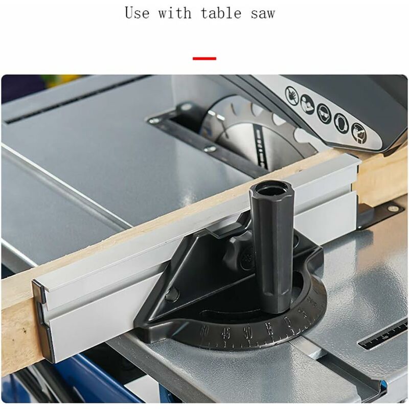 Jauge à Onglet Pour Scie Circulaire Sur Table – Mécanisme De Verrouillage Précis En Alliage D'aluminium Pour Le Travail Du Bois