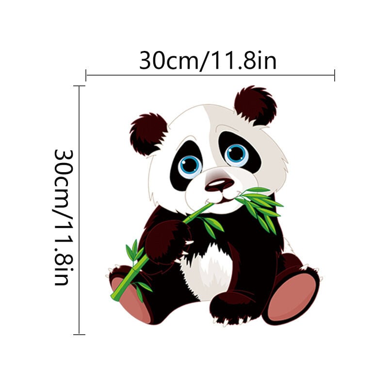 1PC amovible bricolage créatif non toxique dessin animé bébé Panda
