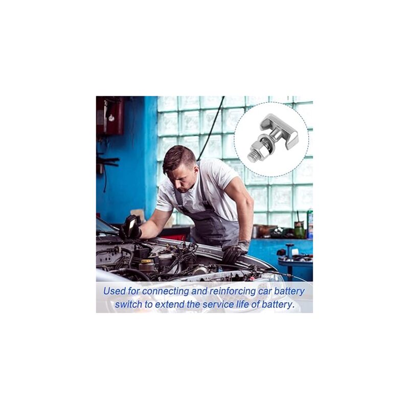Kit 8 Boulons T Battery En Inox 304 M6 - Connecteurs Borne Batterie Voiture Bateau