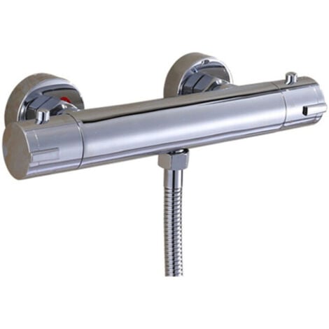 Ahlsen Mitigeur mécanique rond sortie haute Douche thermostatique à encastrer（supérieur）