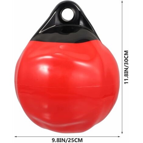 Bouée D'ancrage / Boule D'amarrage PVC – Protection Bateau Contre Chocs – Taille M (25x31cm) Ou L (29x35cm)