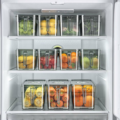 Boîte de Rangement pour Réfrigérateur et Placards de Cuisine - 30cm x 10cm  x 10cm 