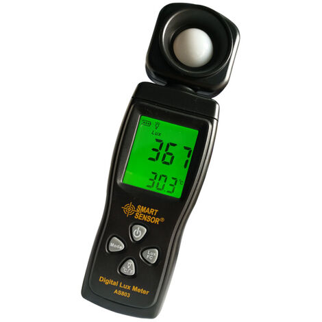 Ahlsen De Poche Haute Précision Light Meter Numérique Luxmètre Numérique Light Meter Professionnel Light Meter Numérique Illuminomètre Éclairement Mètre Photomètre Outil,1pcs